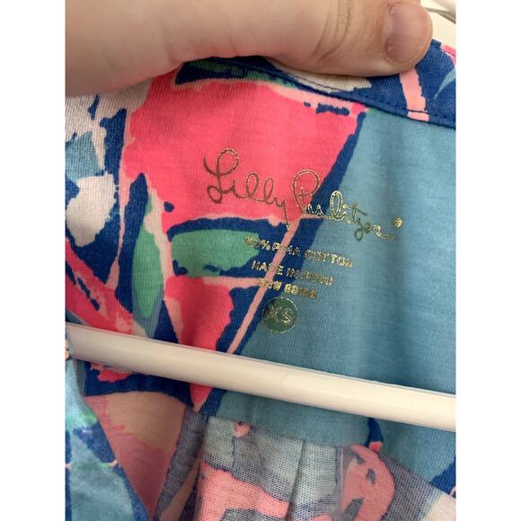 Lilly Pulitzer Ali Cotton Dress Out to Sea Boats Size XS - Picture 4 of 4